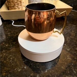 Brown and Gold Drinkware Set for Elegant Dining